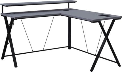 Home Furnishings Checkpoint Battlestation L Shaped Gaming Desk